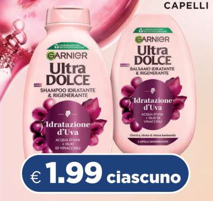 Garnier Ultra Dolce Shampoo e Balsamo