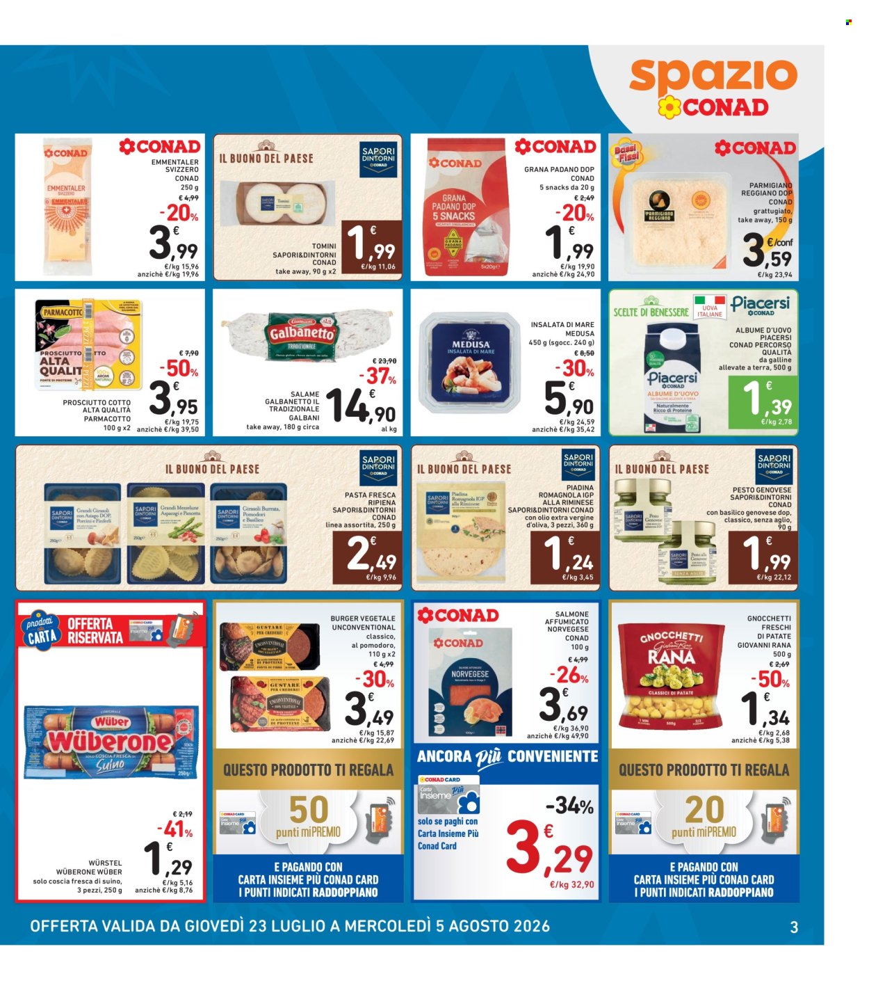 Volantino Spazio Conad - 23/7/2026 - 5/8/2026. Pagina 3