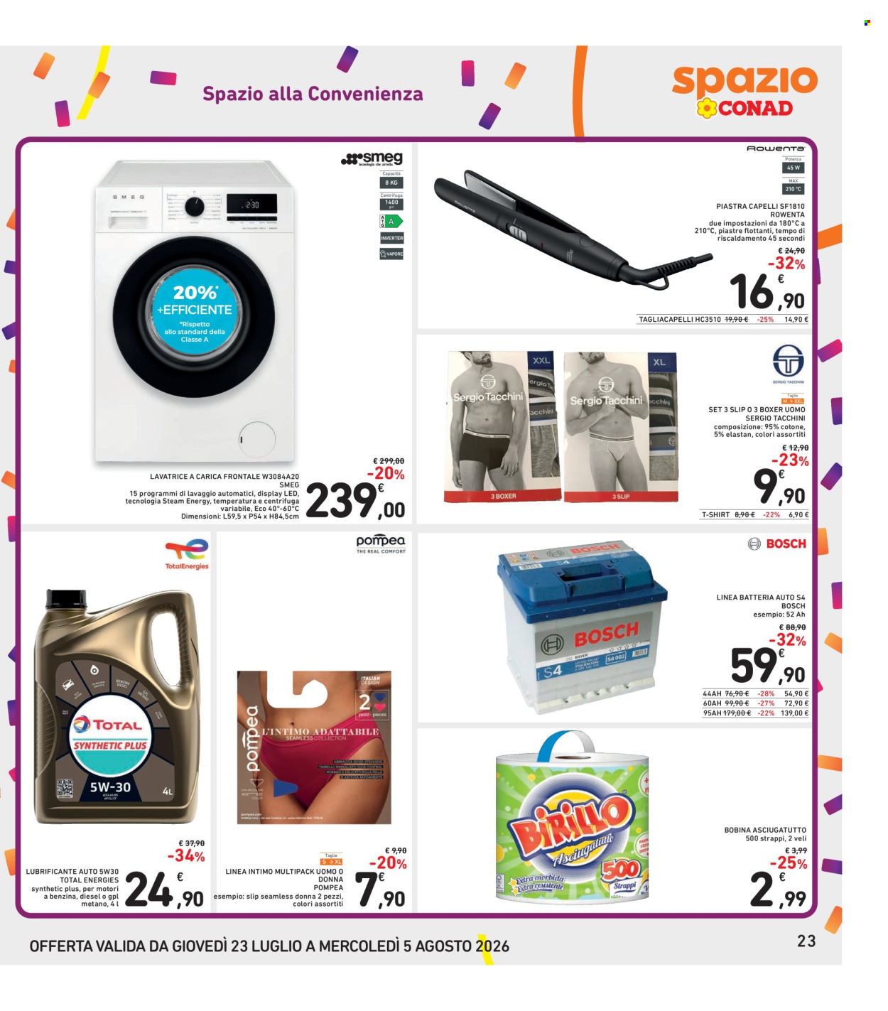 Volantino Spazio Conad - 23/7/2026 - 5/8/2026. Pagina 23