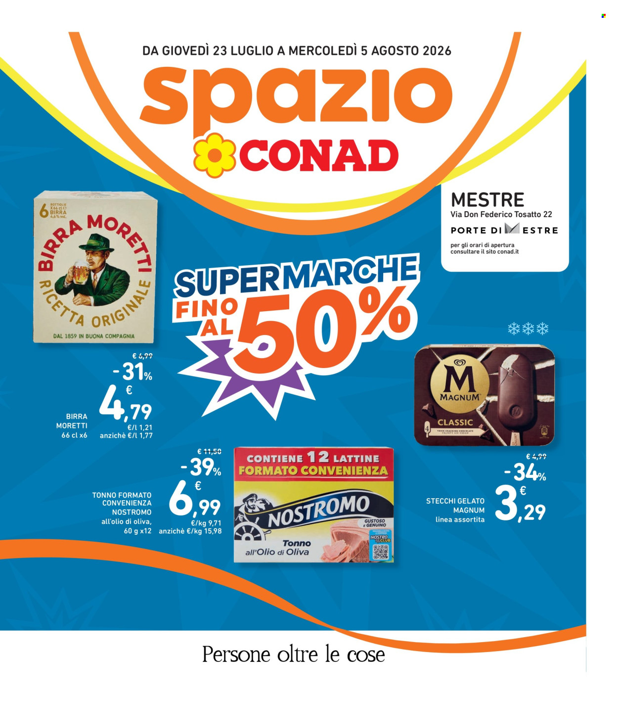 Volantino Spazio Conad - 23/7/2026 - 5/8/2026. Pagina 1