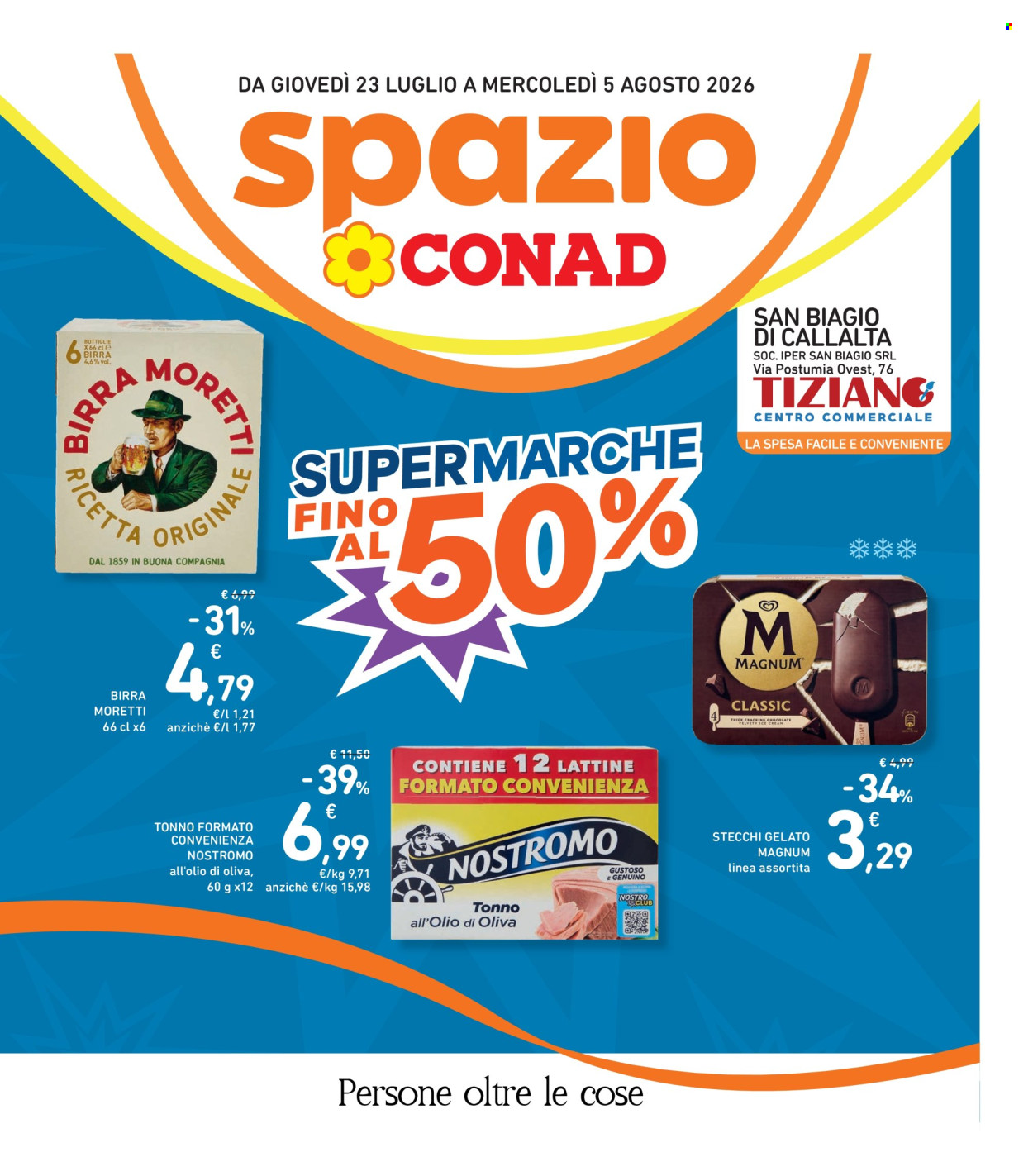 Volantino Spazio Conad - 23/7/2026 - 5/8/2026. Pagina 1