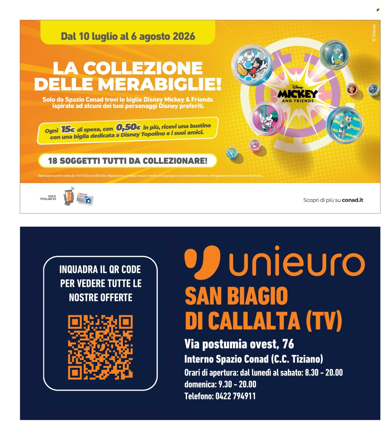 Volantino Spazio Conad - 23/7/2026 - 5/8/2026. Pagina 26