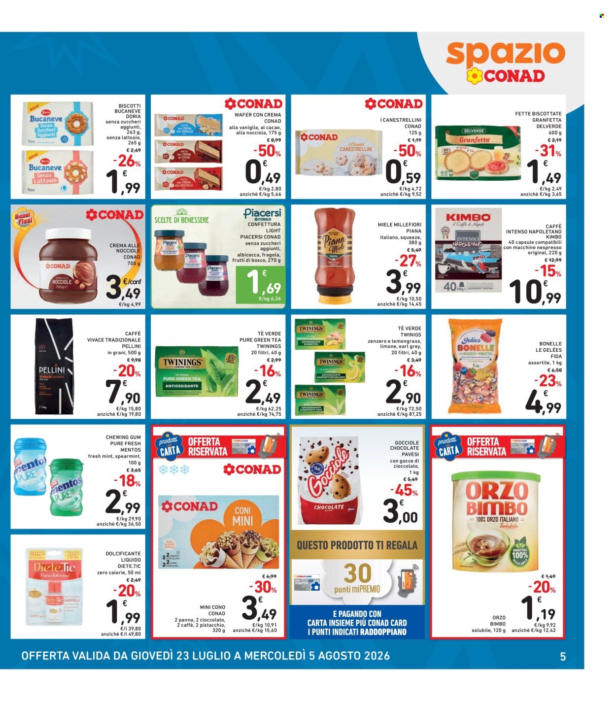 Volantino Spazio Conad - 23/7/2026 - 5/8/2026. Pagina 5