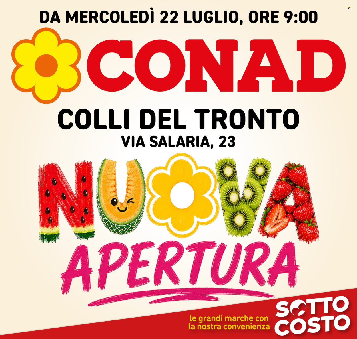 Volantino Conad - 22/7/2026 - 31/7/2026. Pagina 1