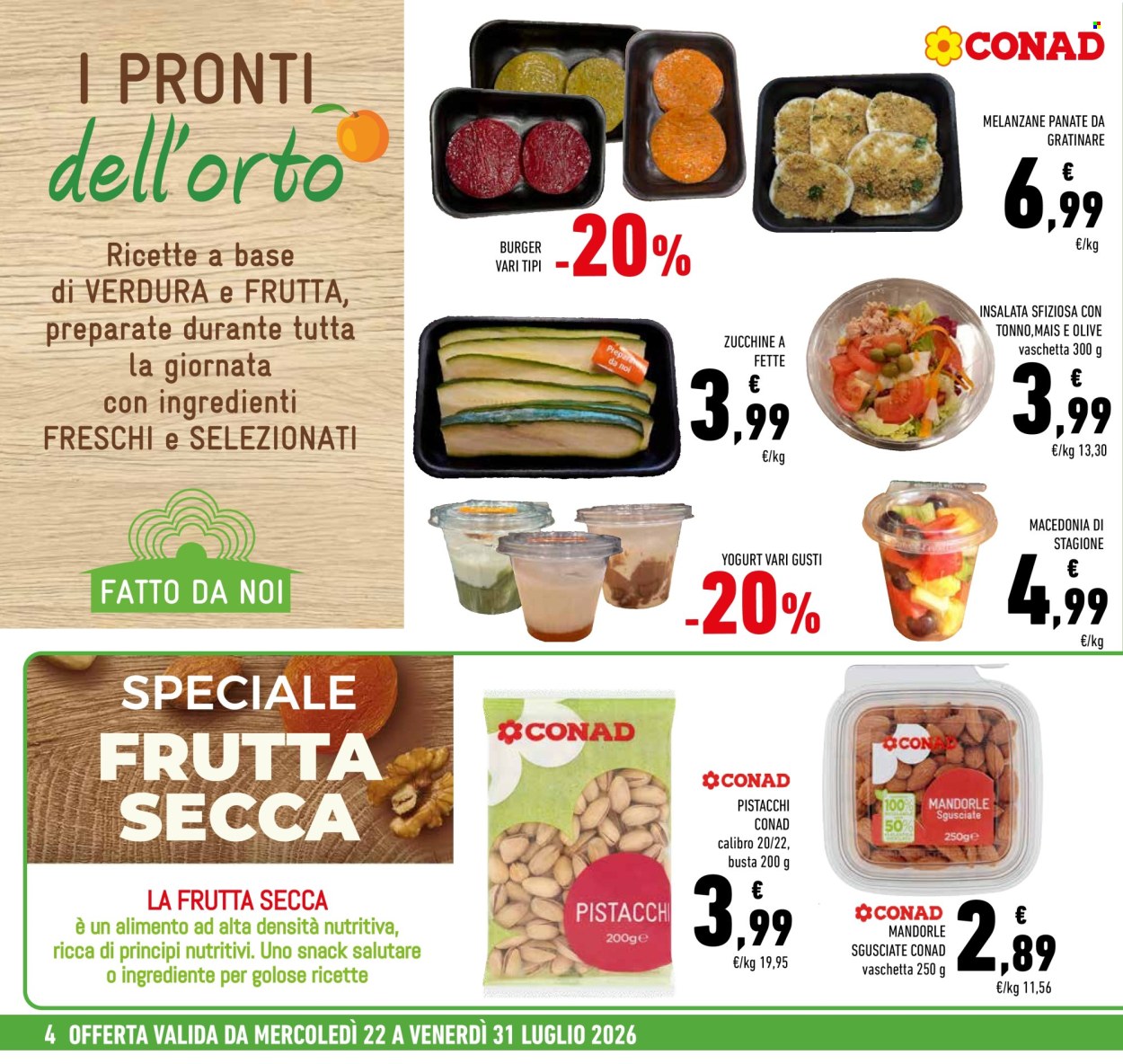 Volantino Conad - 22/7/2026 - 31/7/2026. Pagina 4