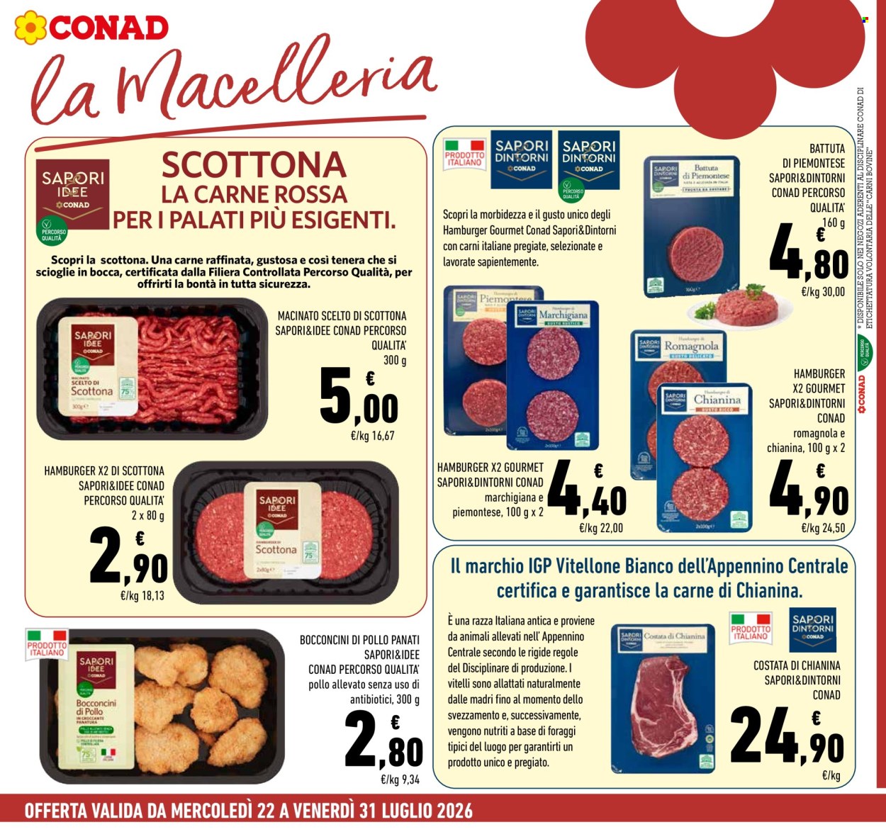 Volantino Conad - 22/7/2026 - 31/7/2026. Pagina 9