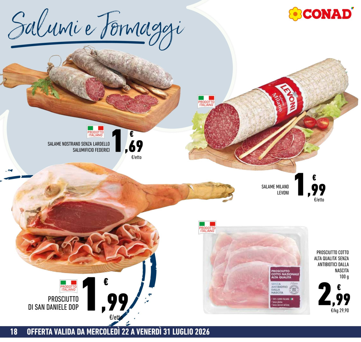 Volantino Conad - 22/7/2026 - 31/7/2026. Pagina 18
