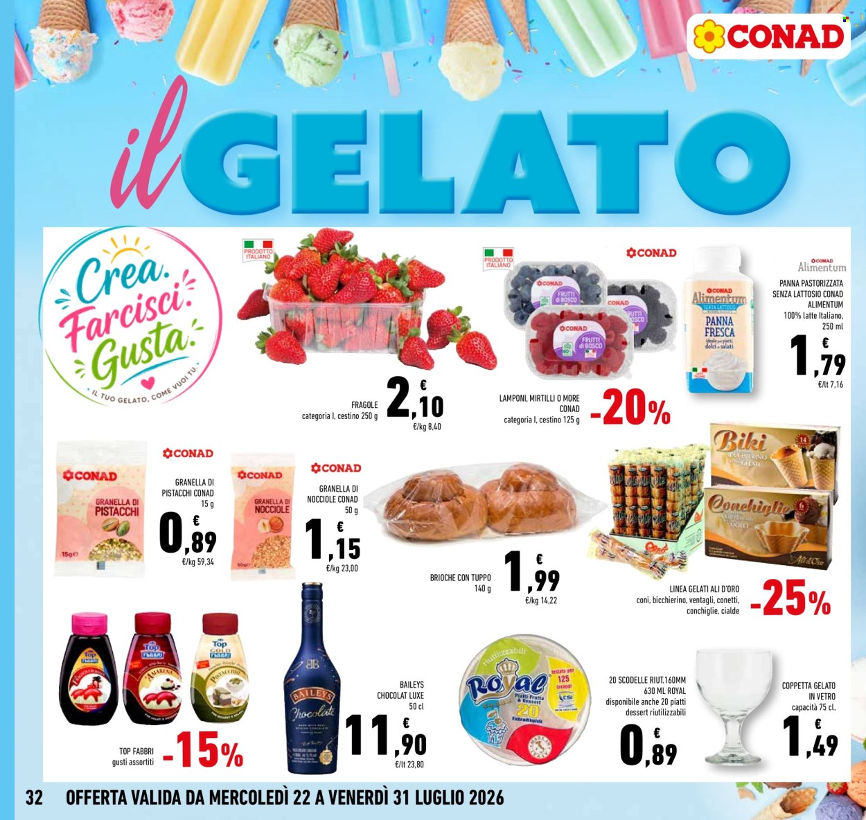 Volantino Conad - 22/7/2026 - 31/7/2026. Pagina 32