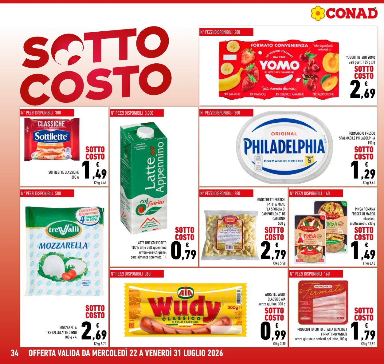 Volantino Conad - 22/7/2026 - 31/7/2026. Pagina 34