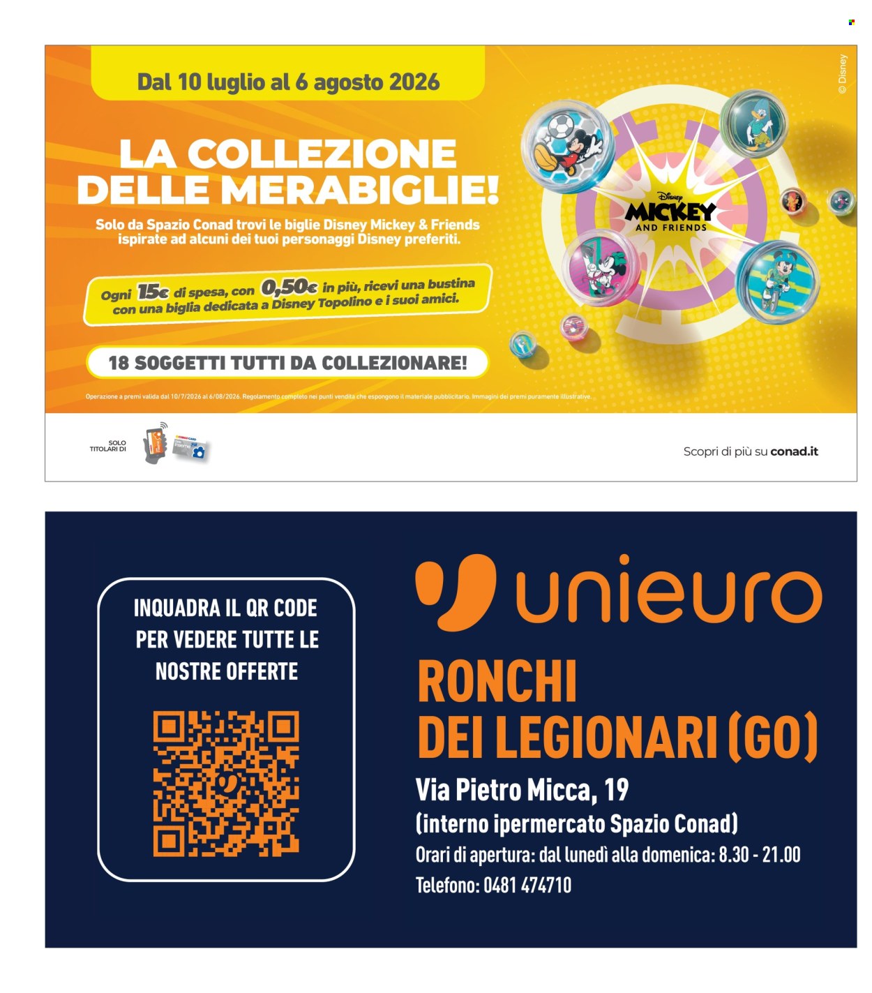 Volantino Spazio Conad - 23/7/2026 - 5/8/2026. Pagina 26