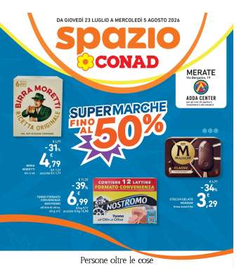 Volantino Spazio Conad - 23/7/2026 - 5/8/2026.