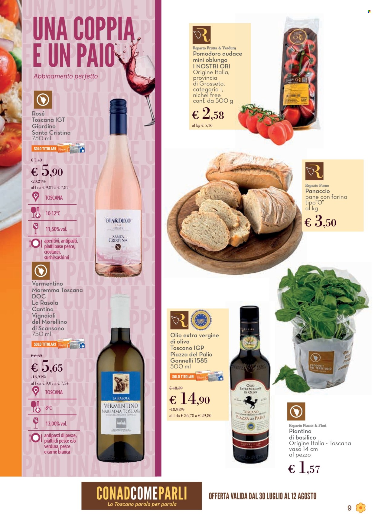Volantino Conad - 30/7/2026 - 12/8/2026. Pagina 9