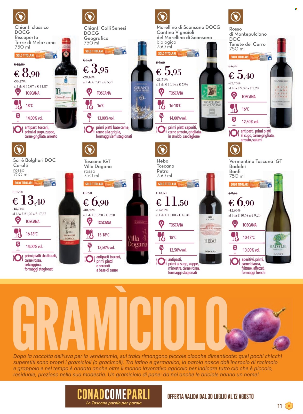 Volantino Conad - 30/7/2026 - 12/8/2026. Pagina 11