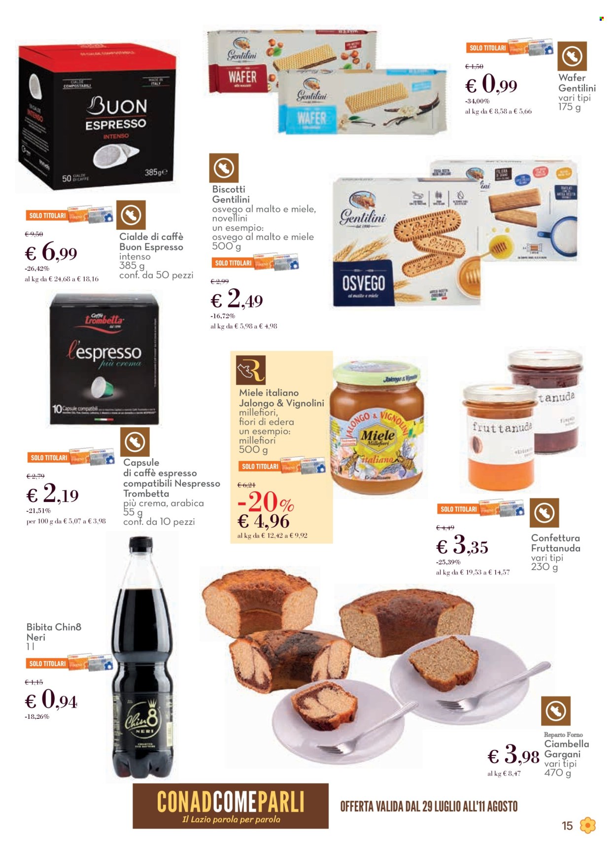 Volantino Conad - 30/7/2026 - 12/8/2026. Pagina 15