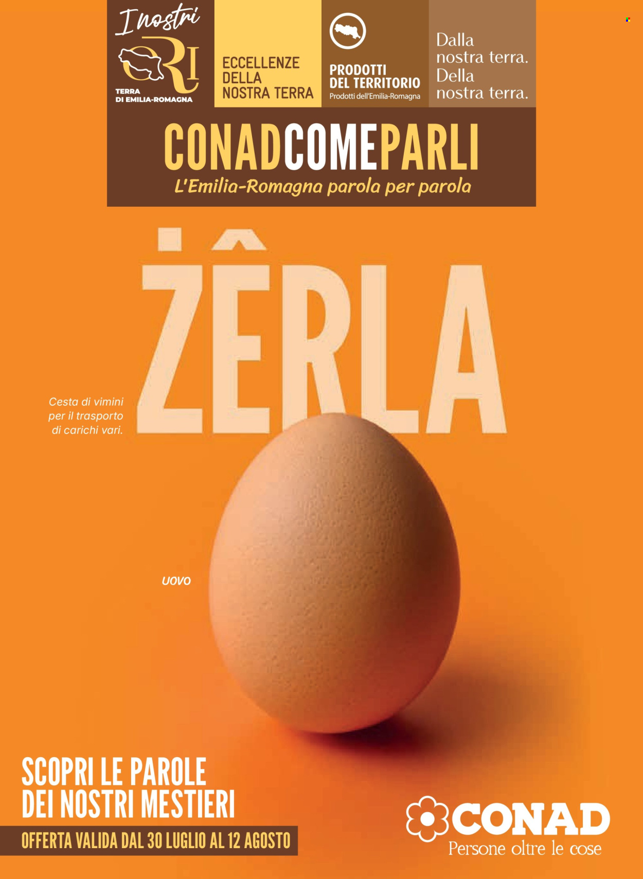Volantino Conad - 30/7/2026 - 12/8/2026. Pagina 1