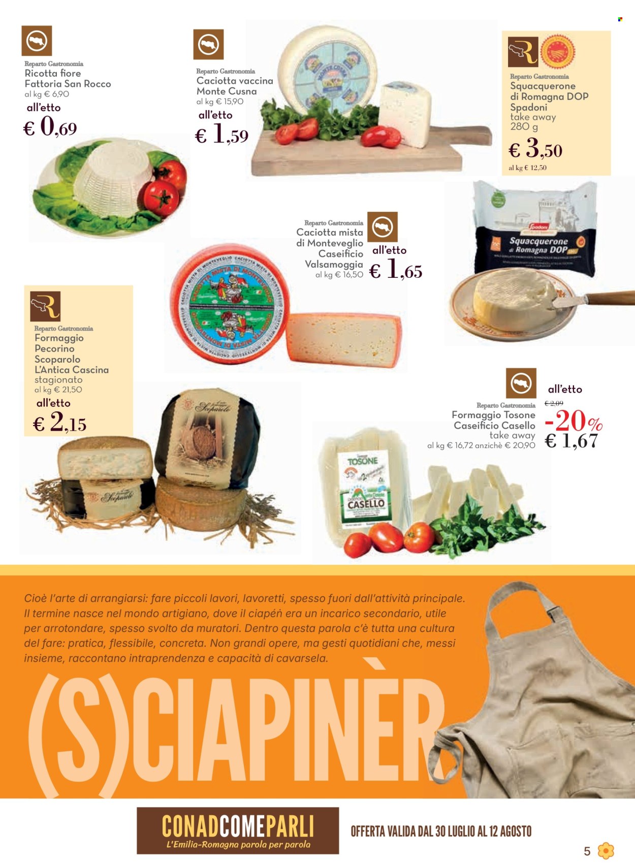 Volantino Conad - 30/7/2026 - 12/8/2026. Pagina 5