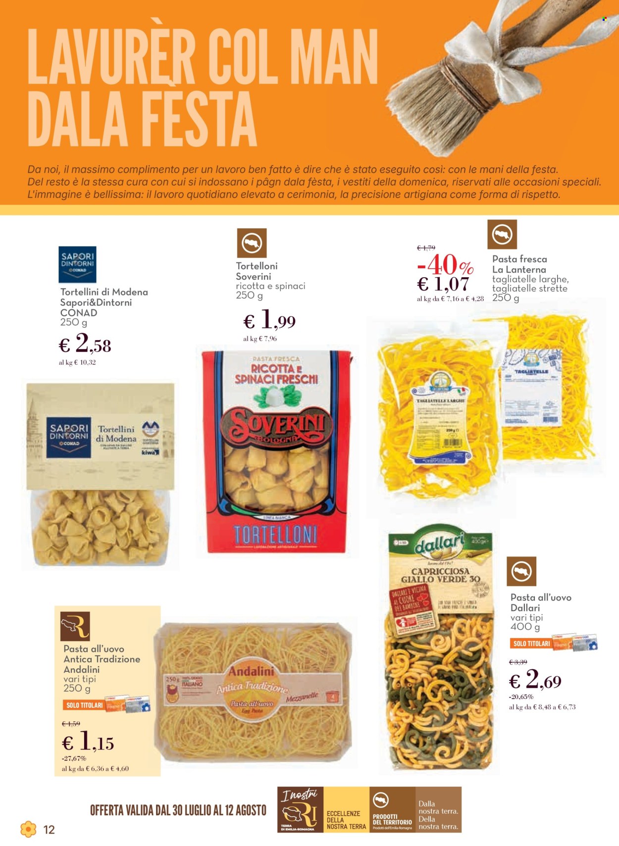 Volantino Conad - 30/7/2026 - 12/8/2026. Pagina 12