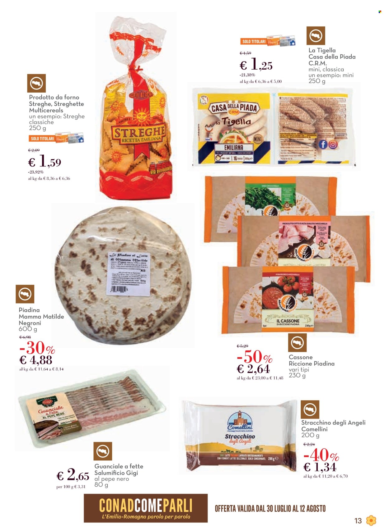 Volantino Conad - 30/7/2026 - 12/8/2026. Pagina 13