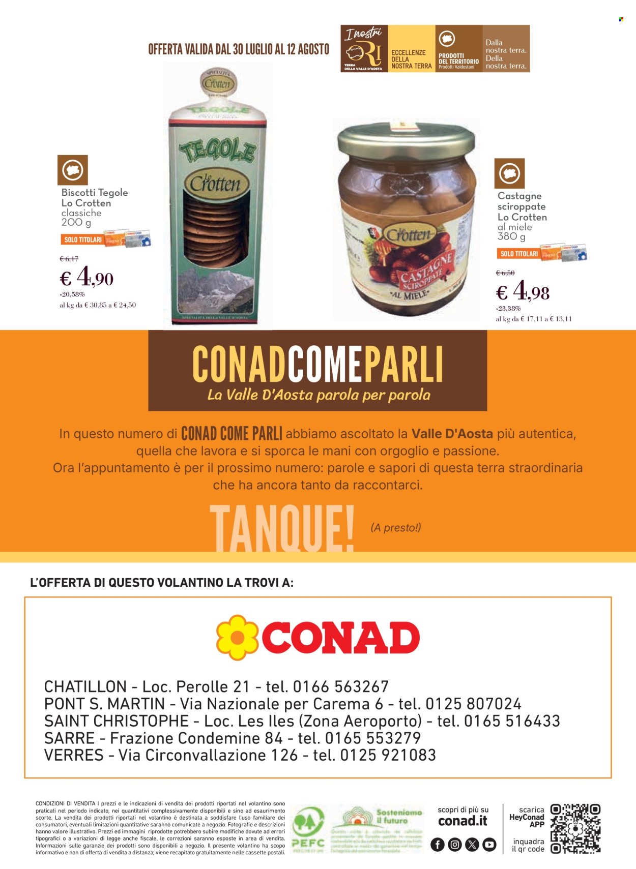 Volantino Conad - 30/7/2026 - 12/8/2026. Pagina 8