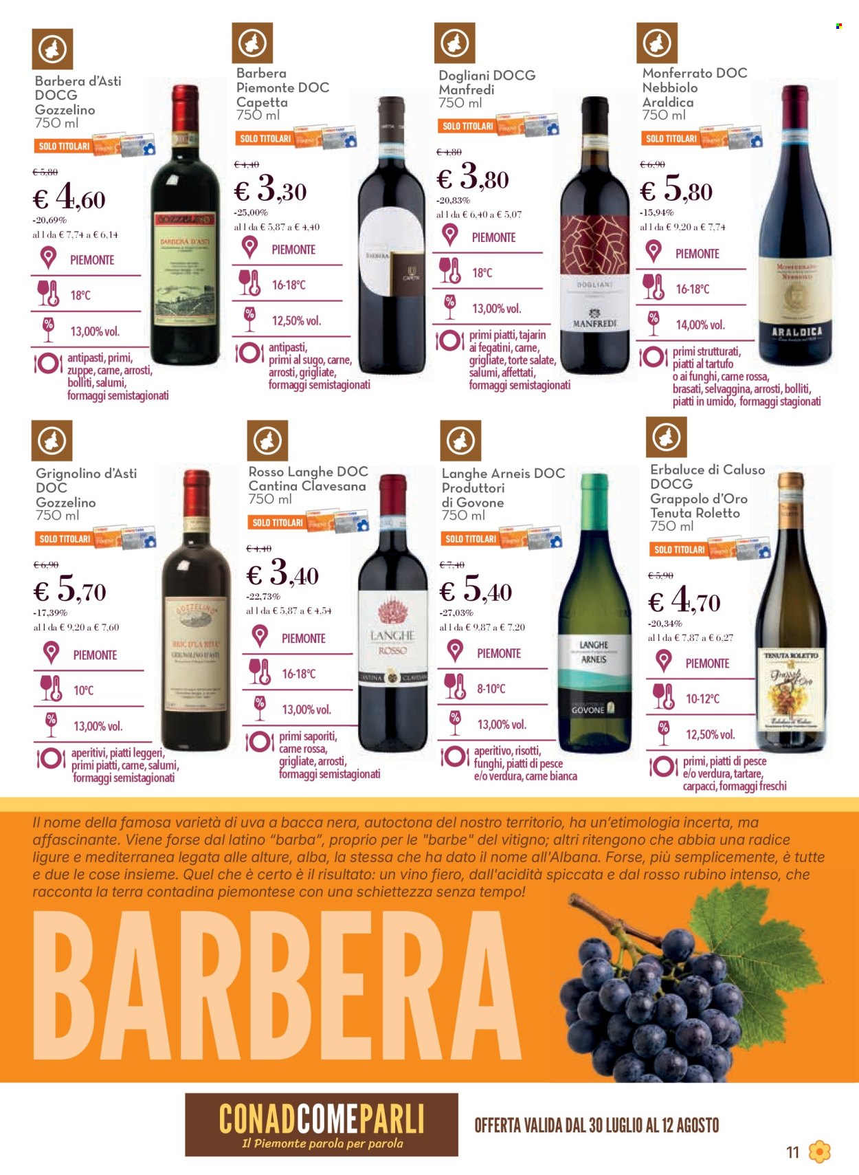 Volantino Conad - 30/7/2026 - 12/8/2026. Pagina 11
