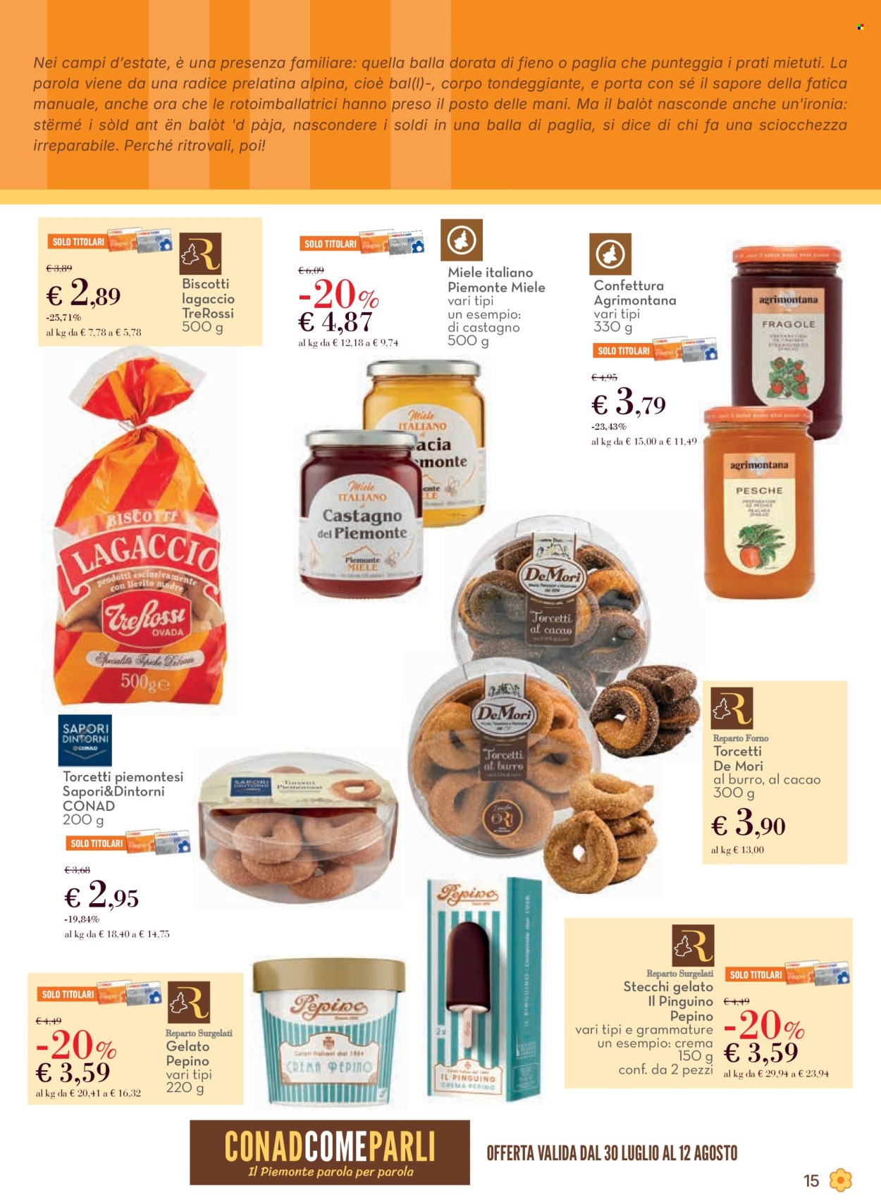 Volantino Conad - 30/7/2026 - 12/8/2026. Pagina 15