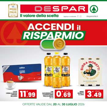 Volantino Despar - 20/7/2026 - 30/7/2026.