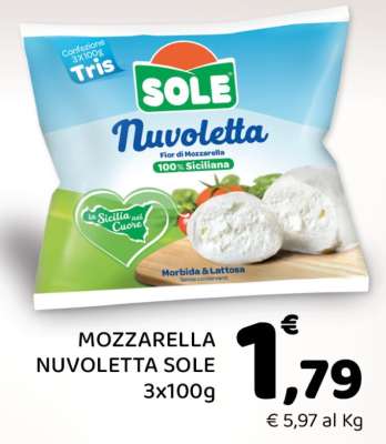 MOZZARELLA NUVOLETTA SOLE