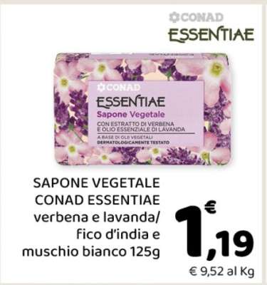 SAPONE VEGETALE CONAD ESSENTIAE