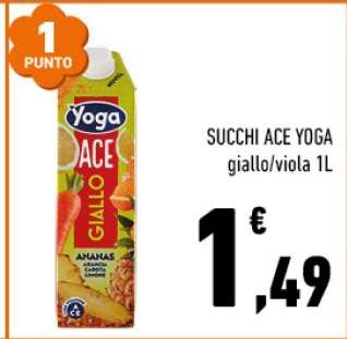 SUCCHI ACE YOGA giallo/viola 1L