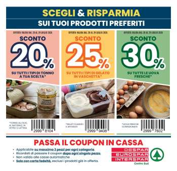 Volantino Interspar - 20/7/2026 - 29/7/2026.