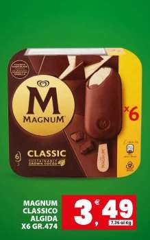 MAGNUM CLASSICO ALGIDA X6 GR.474