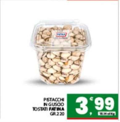 PISTACCHI IN GUSCIO TOSTATI FATINA