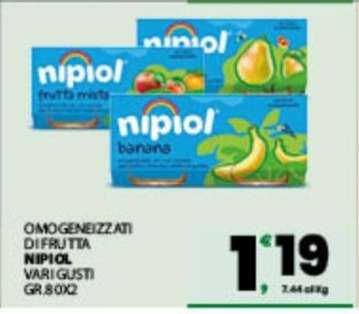 OMOGENEIZZATI DI FRUTTA NIPIOL