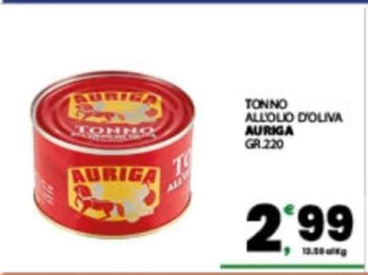 TONNO ALL'OLIO D'OLIVA
