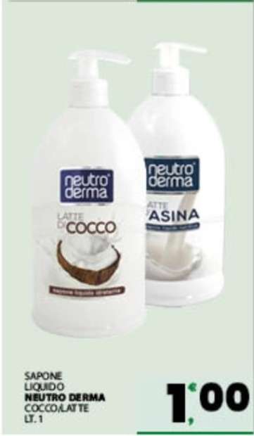 SAPONE LIQUIDO NEUTRO DERMA COCCO/LATTE