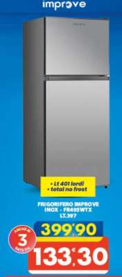 FRIGORIFERO IMPROVE INOX - FR495WTX