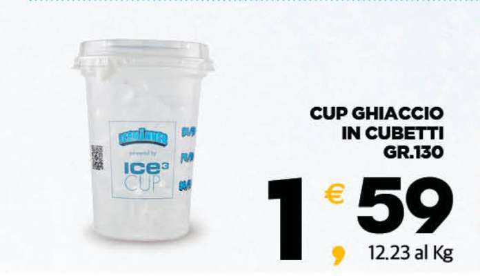 CUP GHIACCIO IN CUBETTI GR.130