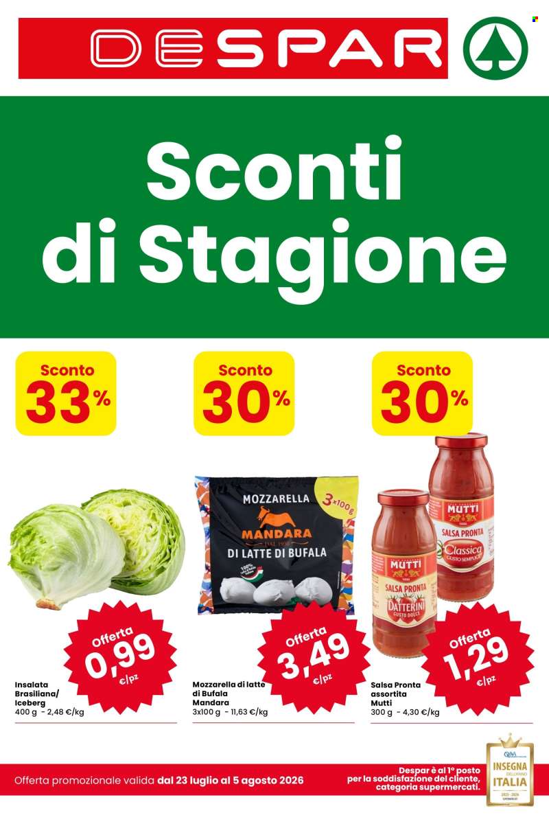 Volantino Despar - 23/7/2026 - 5/8/2026.