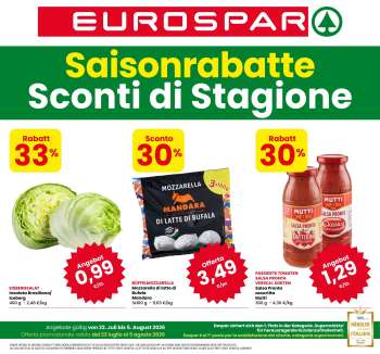 Volantino Eurospar - 23/7/2026 - 5/8/2026.