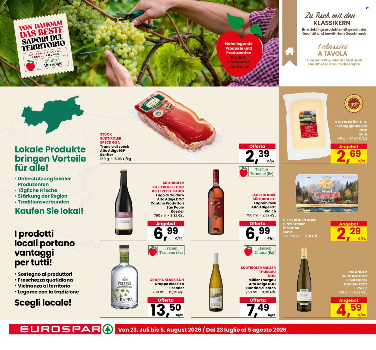 Volantino Eurospar - 23/7/2026 - 5/8/2026. Pagina 10