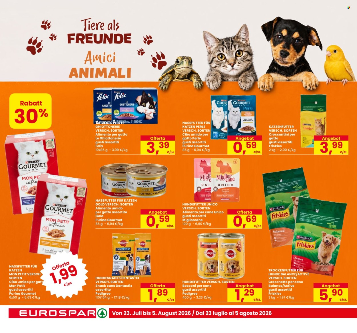 Volantino Eurospar - 23/7/2026 - 5/8/2026. Pagina 16