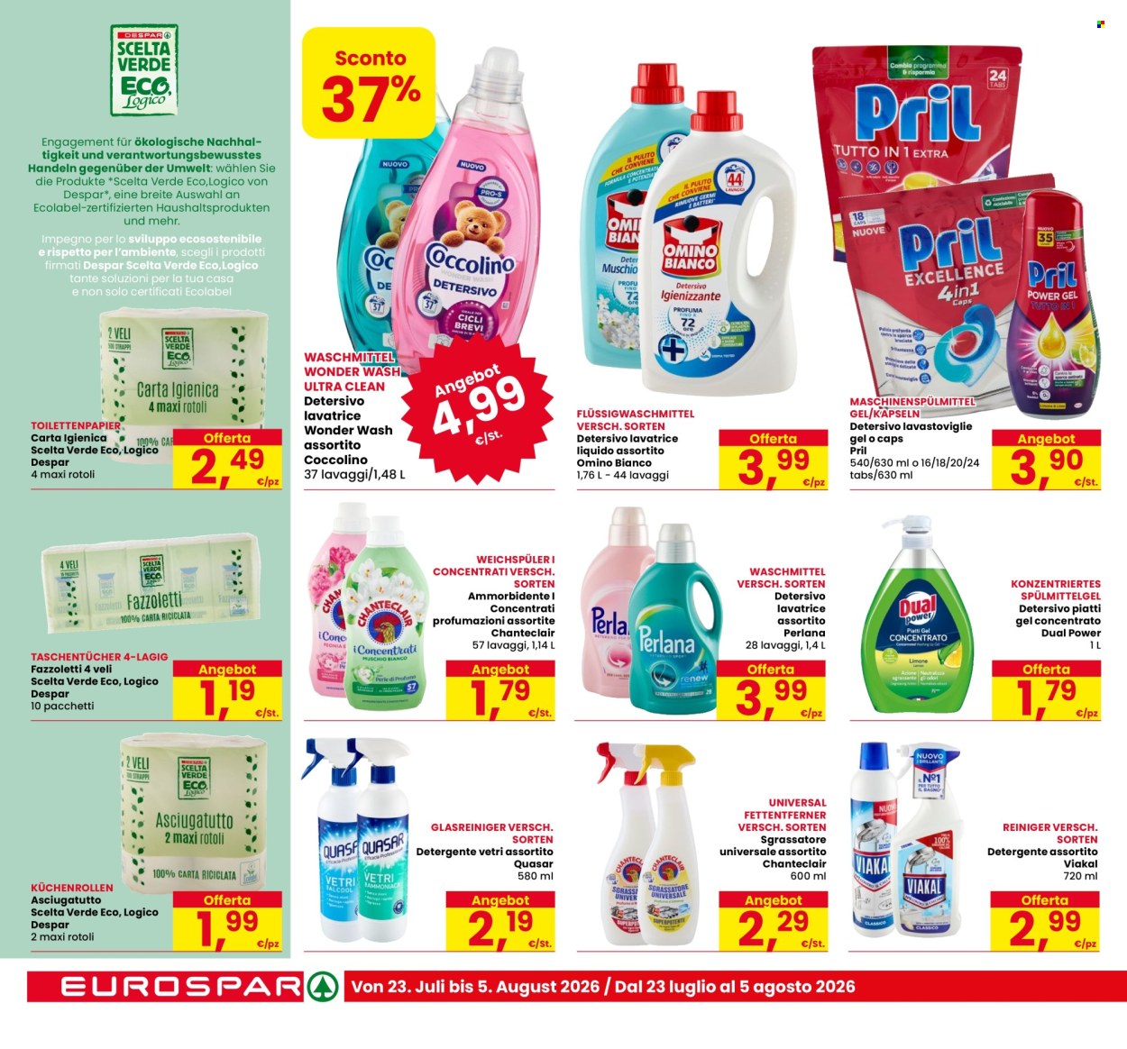 Volantino Eurospar - 23/7/2026 - 5/8/2026. Pagina 18