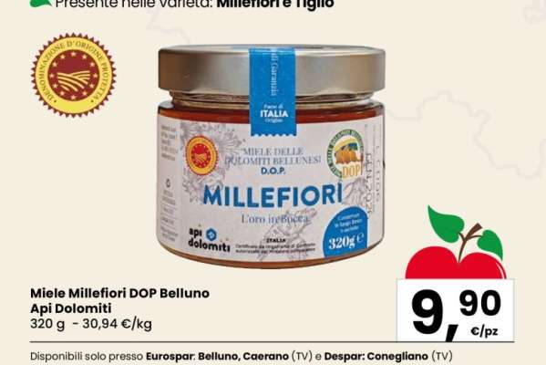 Miele Millefiori DOP Belluno Api Dolomiti