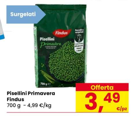 Pisellini Primavera Findus