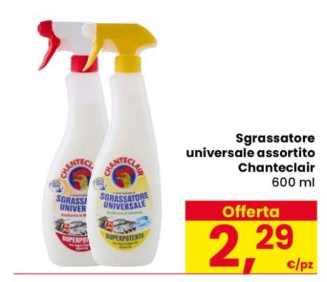 Sgrassatore universale assortito Chanteclair