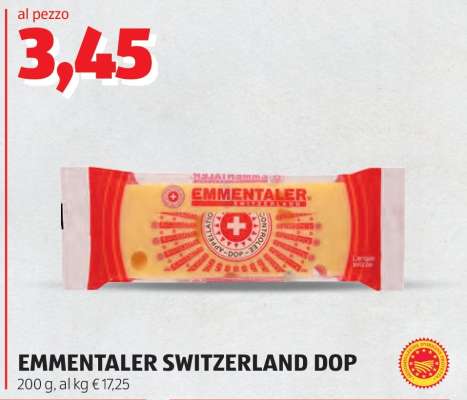 Emmentaler Switzerland DOP