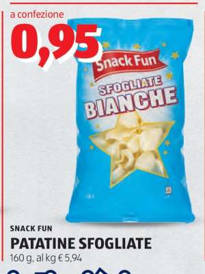 SNACK FUN PATATINE SFOGLIATE