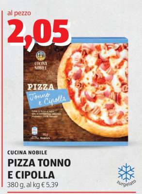 CUCINA NOBILE PIZZA TONNO E CIPOLLA