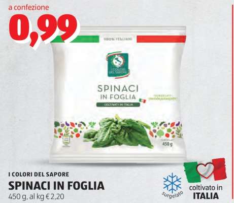 SPINACI IN FOGLIA