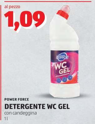 POWER FORCE DETERGENTE WC GEL